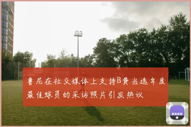 鲁尼在社交媒体上支持B费当选年度最佳球员的采访照片引发热议